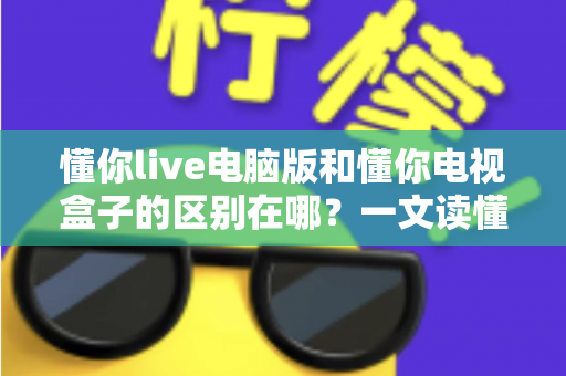 懂你live电脑版和懂你电视盒子的区别在哪？一文读懂两大版本的核心差异与选择指南