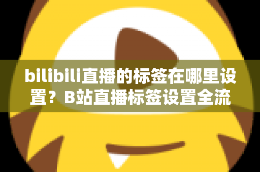 bilibili直播的标签在哪里设置？B站直播标签设置全流程详解与运营技巧指南