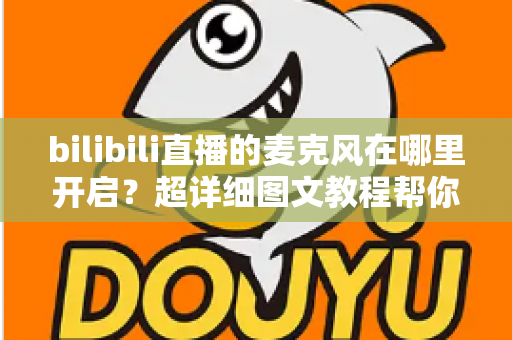 bilibili直播的麦克风在哪里开启？超详细图文教程帮你一学就会
