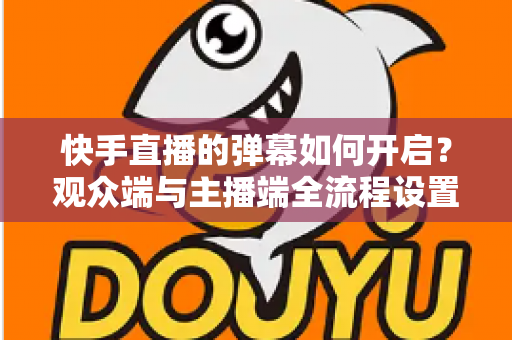 快手直播的弹幕如何开启？观众端与主播端全流程设置教程，轻松解锁直播互动新体验