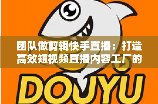 团队做剪辑快手直播：打造高效短视频直播内容工厂的完整指南