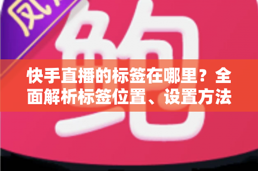 快手直播的标签在哪里?全面解析标签位置、设置方法与运营技巧 快手直播的标签在哪里?全面解析标签位置、设置方法与运营技巧