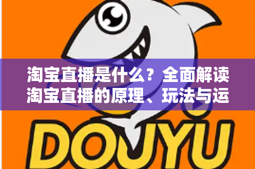 淘宝直播是什么？全面解读淘宝直播的原理、玩法与运营价值
