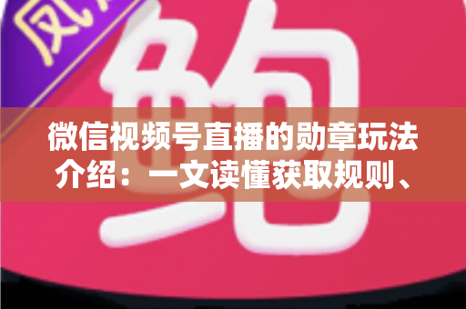 微信视频号直播的勋章玩法介绍:一文读懂获取规则、等级权益与提升技巧 微信视频号直播的勋章玩法介绍:一文读懂获取规则、等级权益与提升技巧