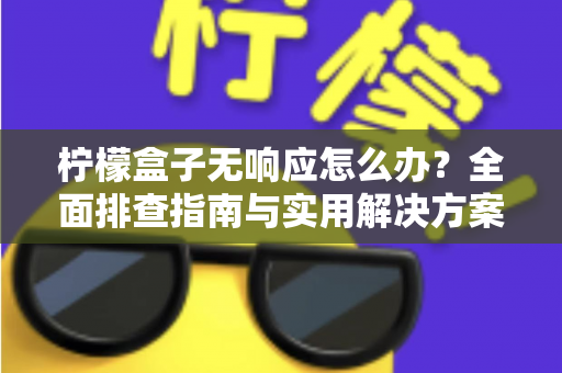 柠檬盒子无响应怎么办？全面排查指南与实用解决方案，助你快速恢复流畅体验